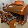 Lowrey Imperial organ, warm oak cabinet - Organ Pianos